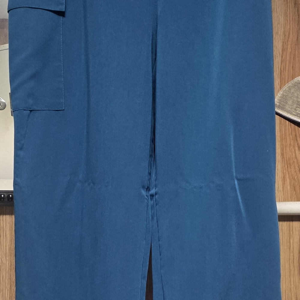Teal Blue Maternity SCRUB pants Xl